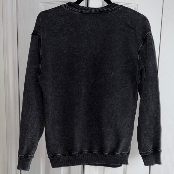 Simply Vera Vera Wang Charcoal Bowie Crew Neck - Picture 2 of 3